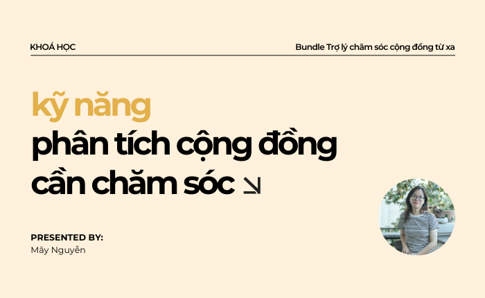 Kỹ năng phân tích cộng đồng cần chăm sóc