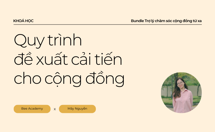 Quy trình đề xuất cải tiến cho cộng đồng