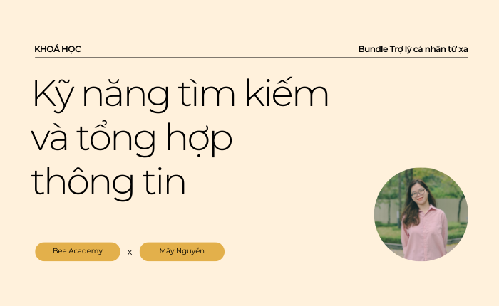 4. Kỹ năng tìm kiếm và tổng hợp thông tin – Bundle TLCN