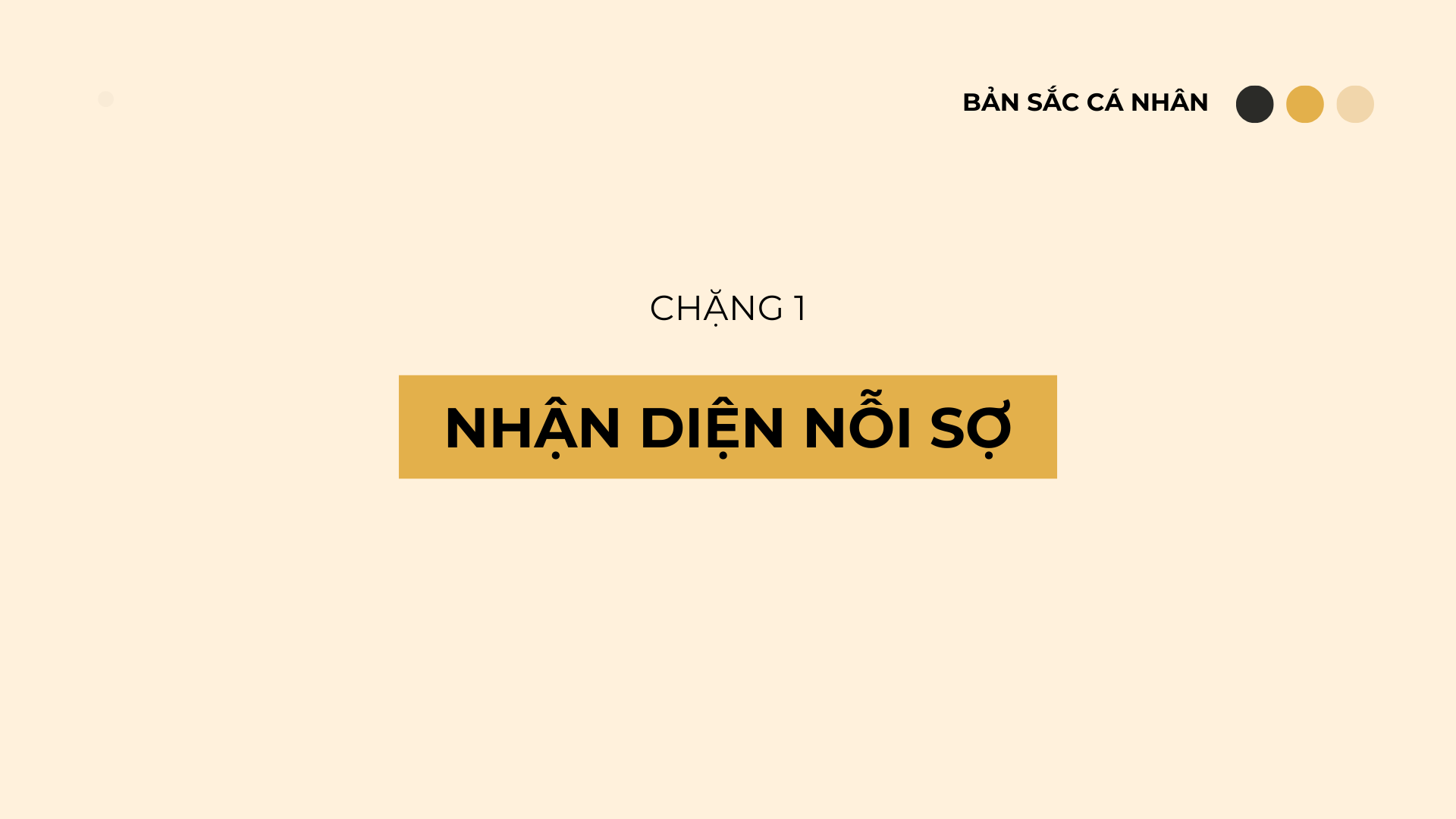 Nhận diện nỗi sợ trong hành trình tìm kiếm bản sắc cá nhân